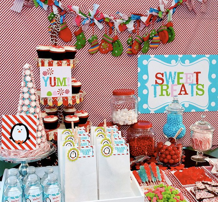 Winter Candyland Candy Bar