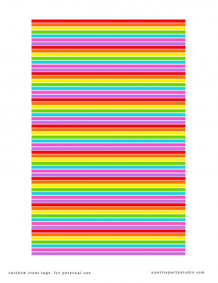 Rainbow Candy Cup Printable