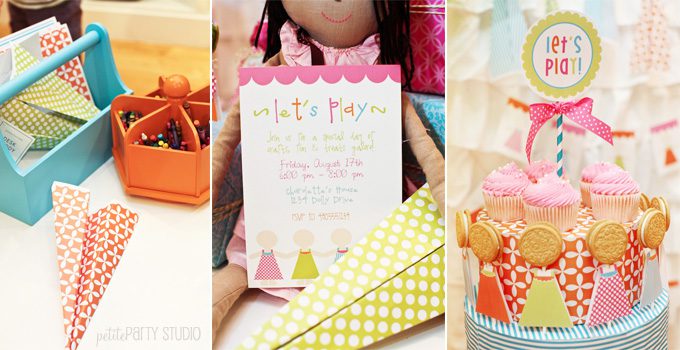 Paper Dolls & Paper Airplanes {Pottery Barn Kids Event}