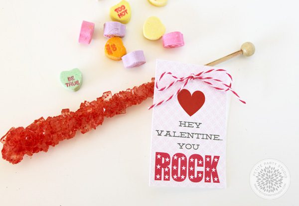 Rock Candy Valentines Day Favor Petite Party Studio