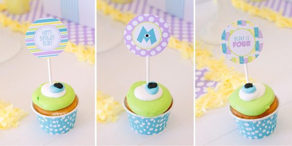 Monsters Inc Cupcakes