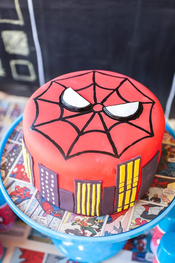 spiderman superhero birthday party13 copy