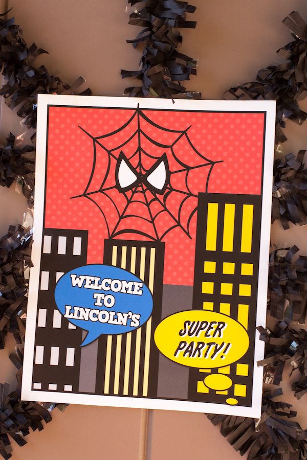 spiderman superhero birthday party52 copy