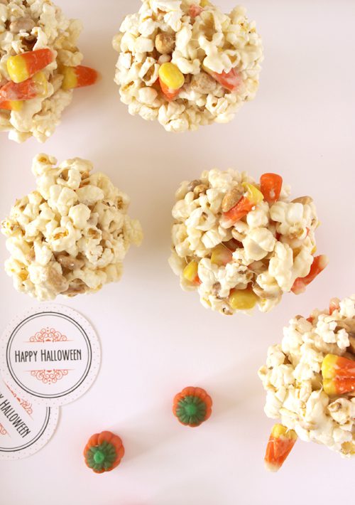 Halloween Popcorn Balls