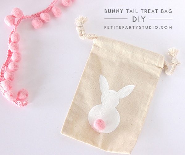 Bunny Tail Muslin Bag DIY