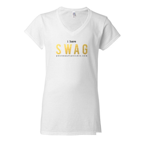 White Swag Tee