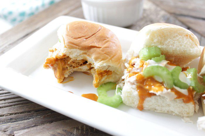 Super bowl chicken sliders