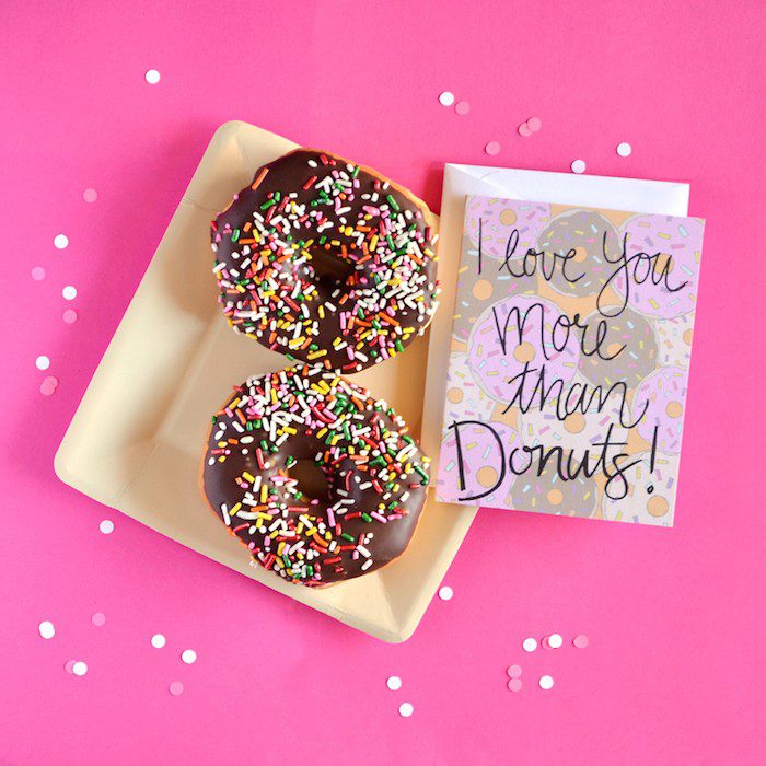 Donut+Valentine's+Day+by+Floating+Specks+#SendMoreSnailMail