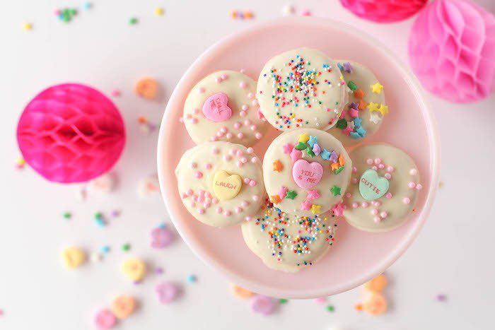 Ritz cracker valentine's day cookie