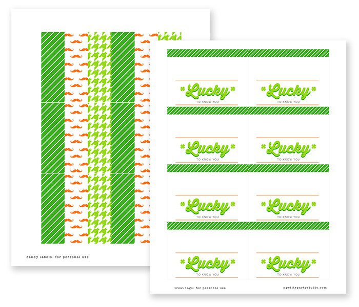 St Patricks Day Printables by Petite Party Studio