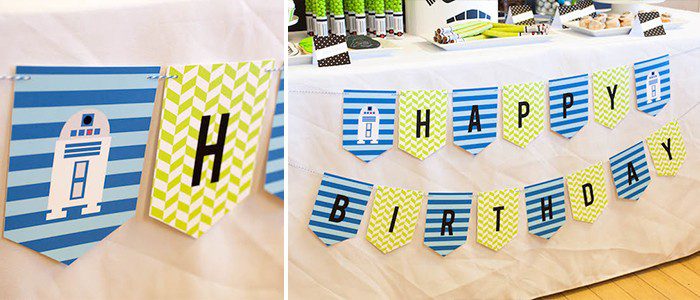 Star Wars Birthday Banner