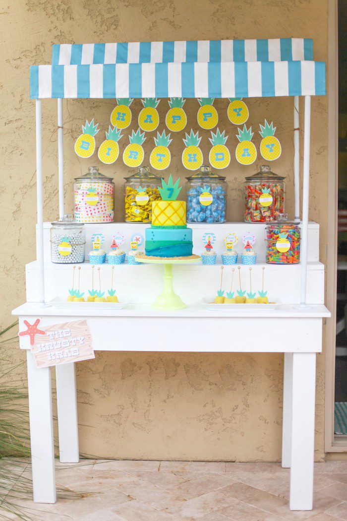 Party Cart - Spongebob Birthday