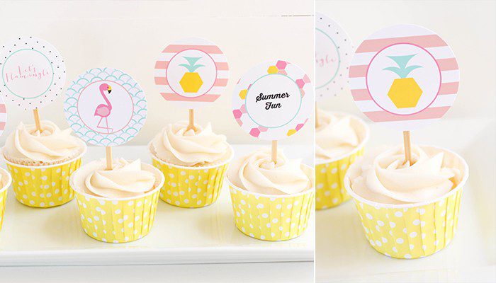 Summer Party Cupcakes