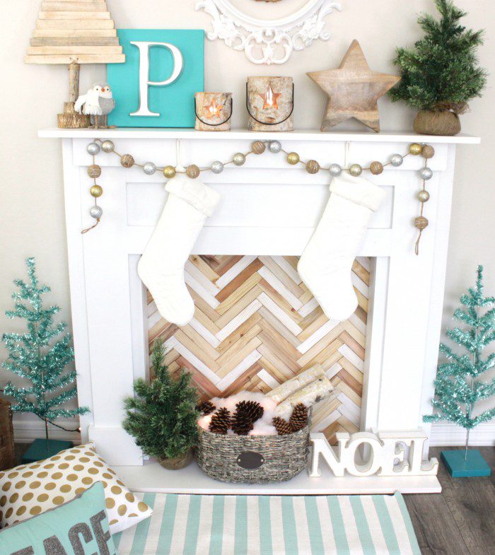 Faux Fireplace DIY