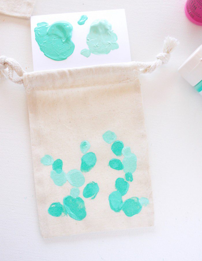 DIY Cactus Favor Bags