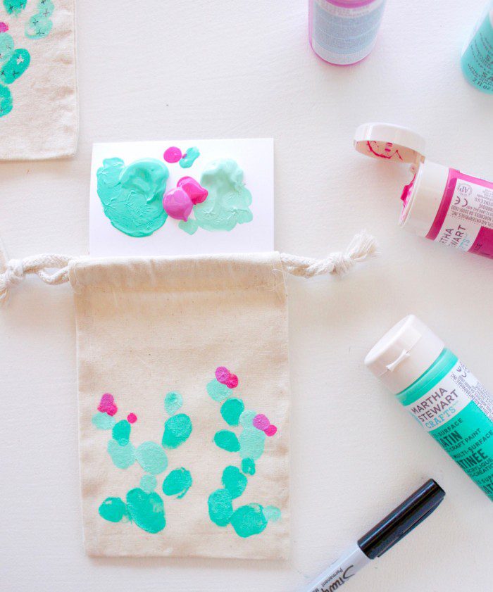 DIY Cactus Favor Bags