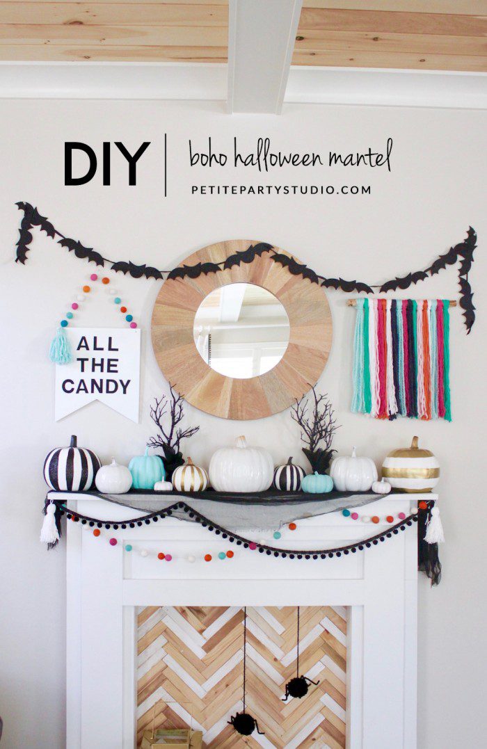 halloween-mantel-decor