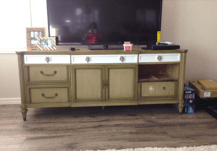 tv-console-makeover