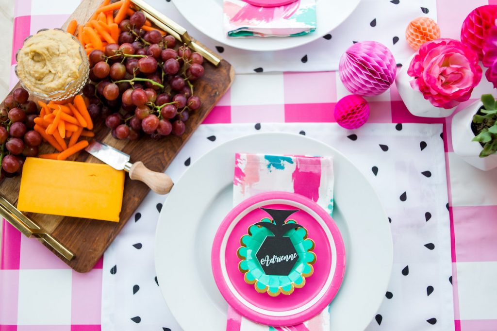 Backyard BBQ Girls Night In with Spoonflower