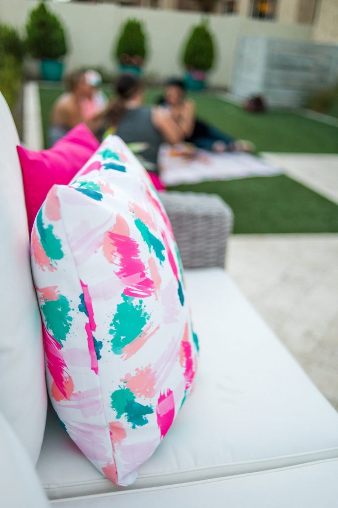 Backyard BBQ...Girls Night In DIY with Spoonflower