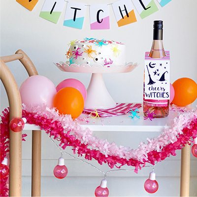 FREE Halloween BOOZE Wine Printables