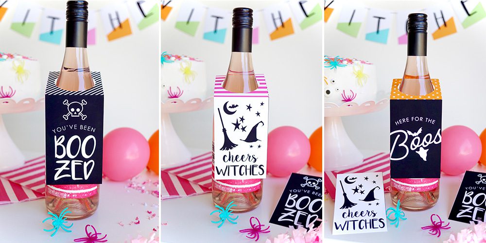 Halloween BOOZE Wine Printables