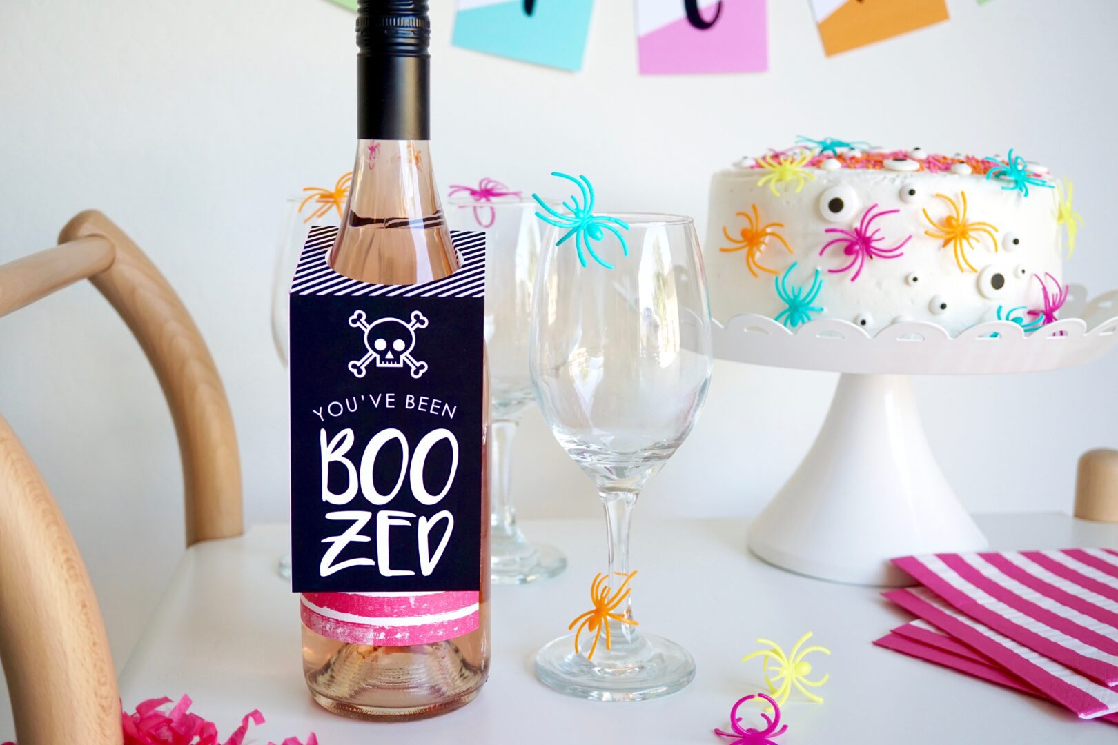 Halloween BOOZE Wine Printables