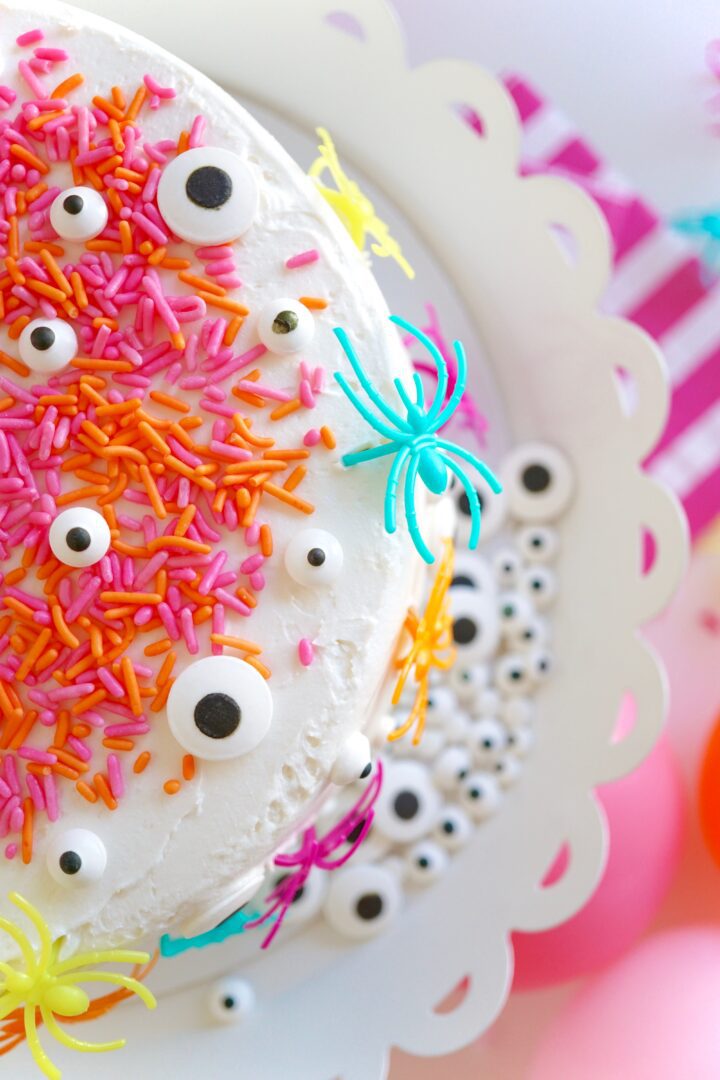 Halloween Spider Eye Cake