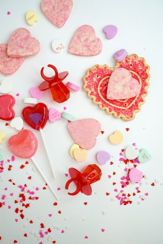 DIY Valentine's Day Candy Cake