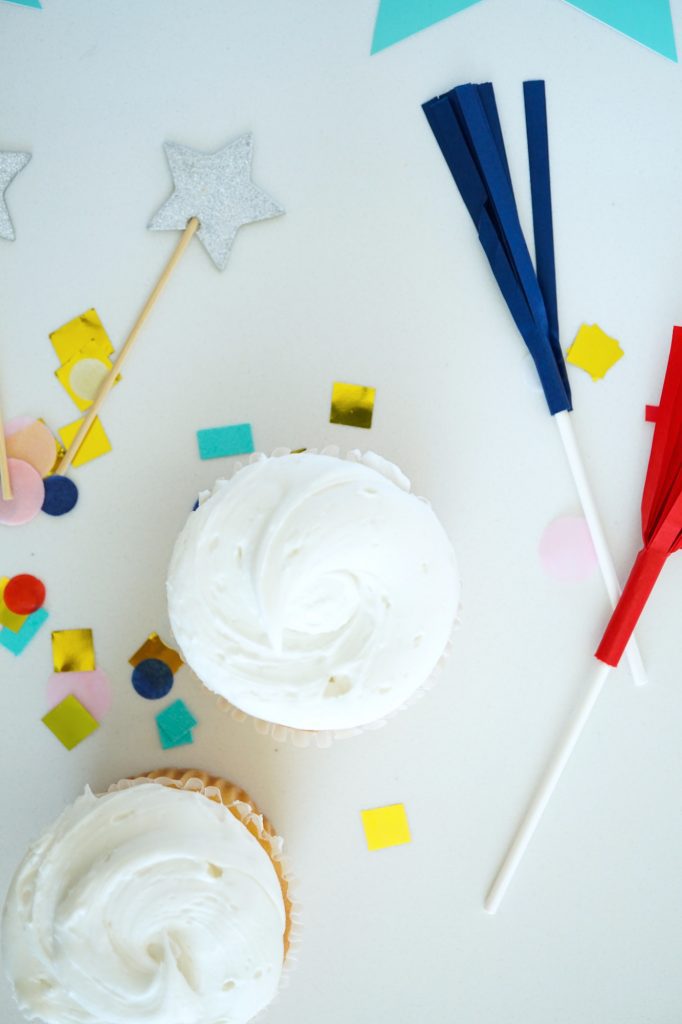 4th of july cupcakes