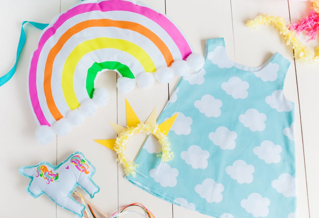 DIY Rainbow Costume by Rebecca Propes