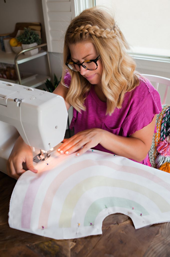 DIY Rainbow Costume by Rebecca Propes