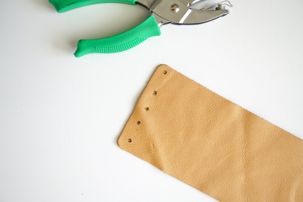 DIY Leather Vase 2