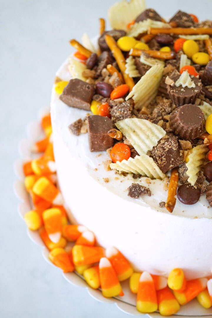 Halloween Candy Cake 6 | Rebecca Propes Design & DIY