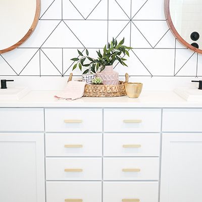 Master Bath Makeover with Mitzi Lighting