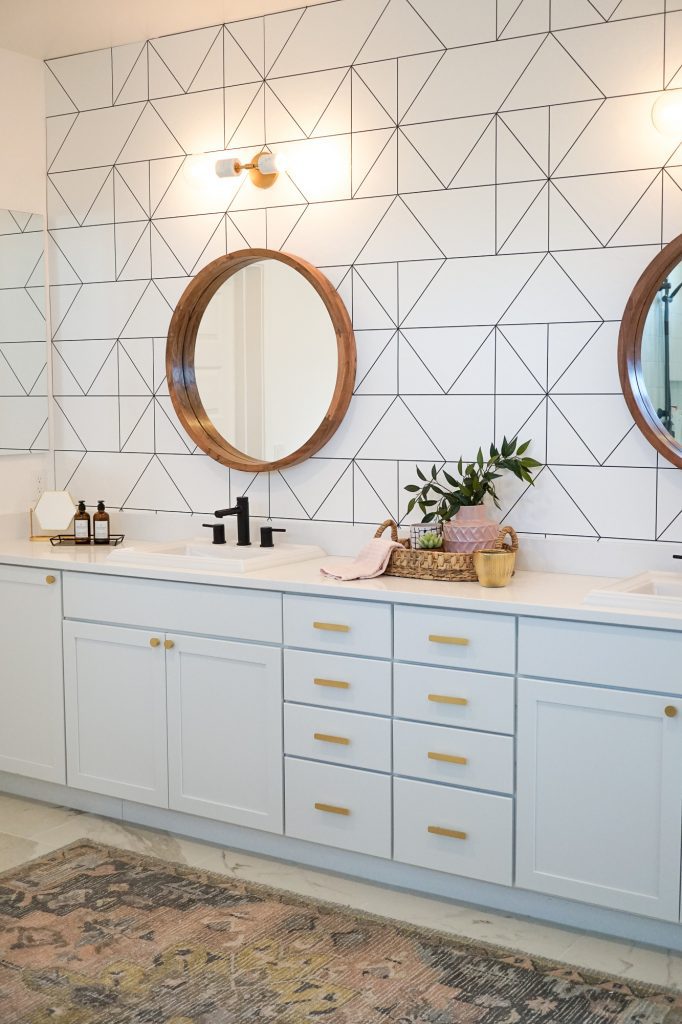 Master Bath Makeover with Mitzi Lighting