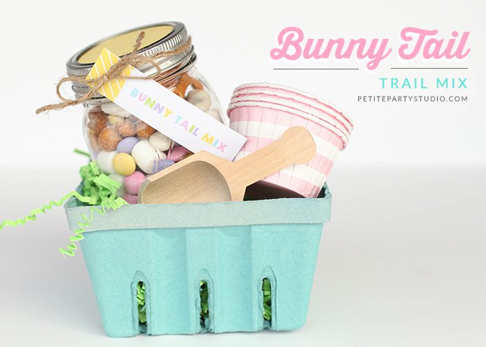 Easter Bunny Tail Trail Mix DIY