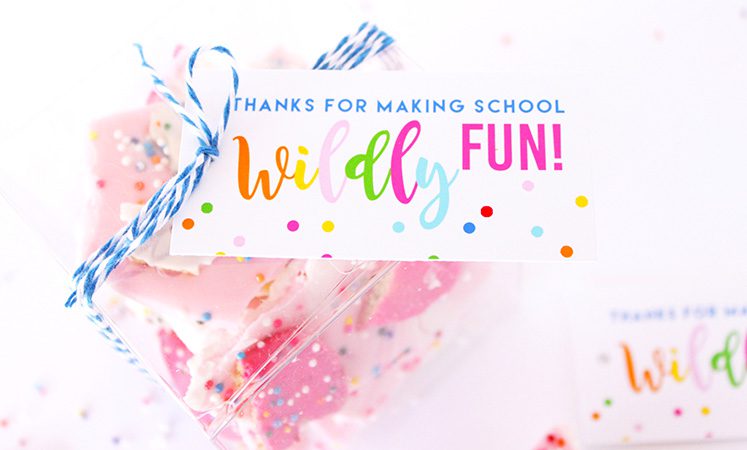 Teacher Appreciation Gifts – Frosted Animal Cookie Bark