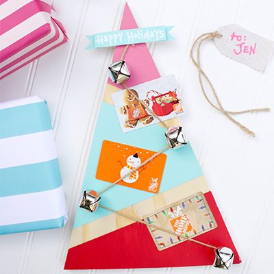 Modern Color Block Gift Card Holder