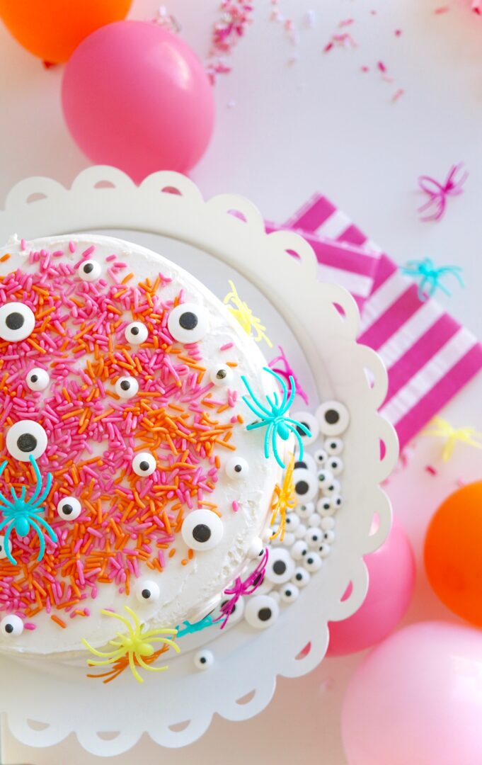 Halloween Spider Eye Cake