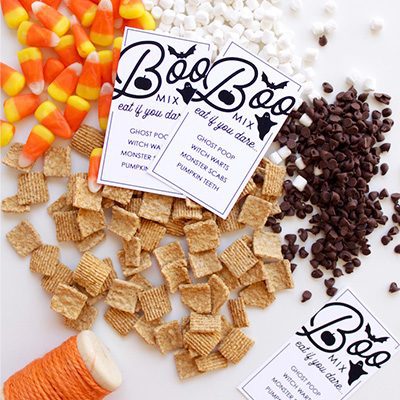 Halloween BOO Mix DIY & Free Printable Tags
