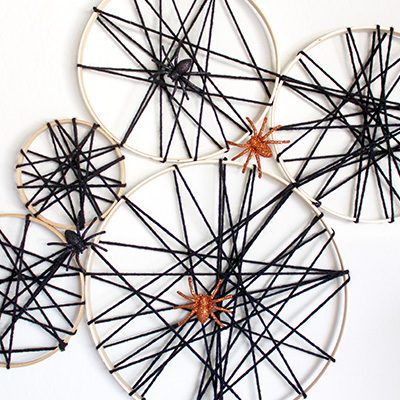 Halloween Spider Web DIY