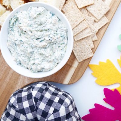 BEST EVER Low-Fat Spinach Dip