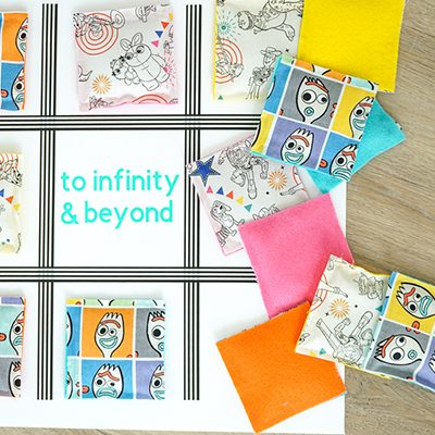 DIY Toy Story Tic Tac Toe Game